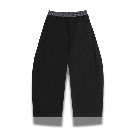 Essential two tone sweats - black (PRE-ORDER)