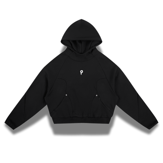 Essential over-size hoodie - black (PRE-ORDER)