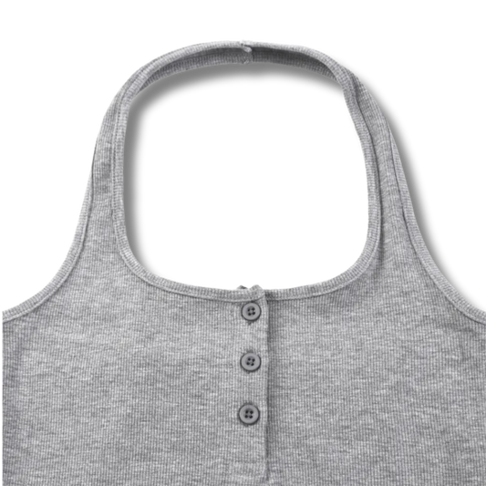 ESSENTIAL PLAIN GREY SINGLET ( PRE-ORDER )