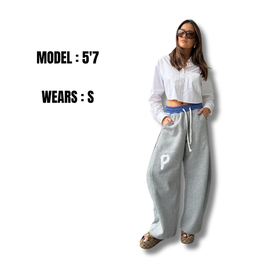 Essential two tone sweats - grey (PRE-ORDER)